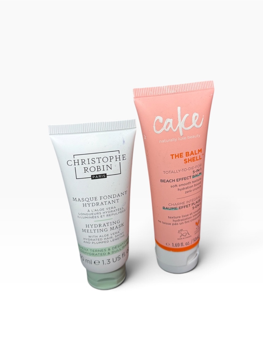 Cake The Balm Shell Beach Effect Balm & Christophe Robin Hydrating Melting Mask
